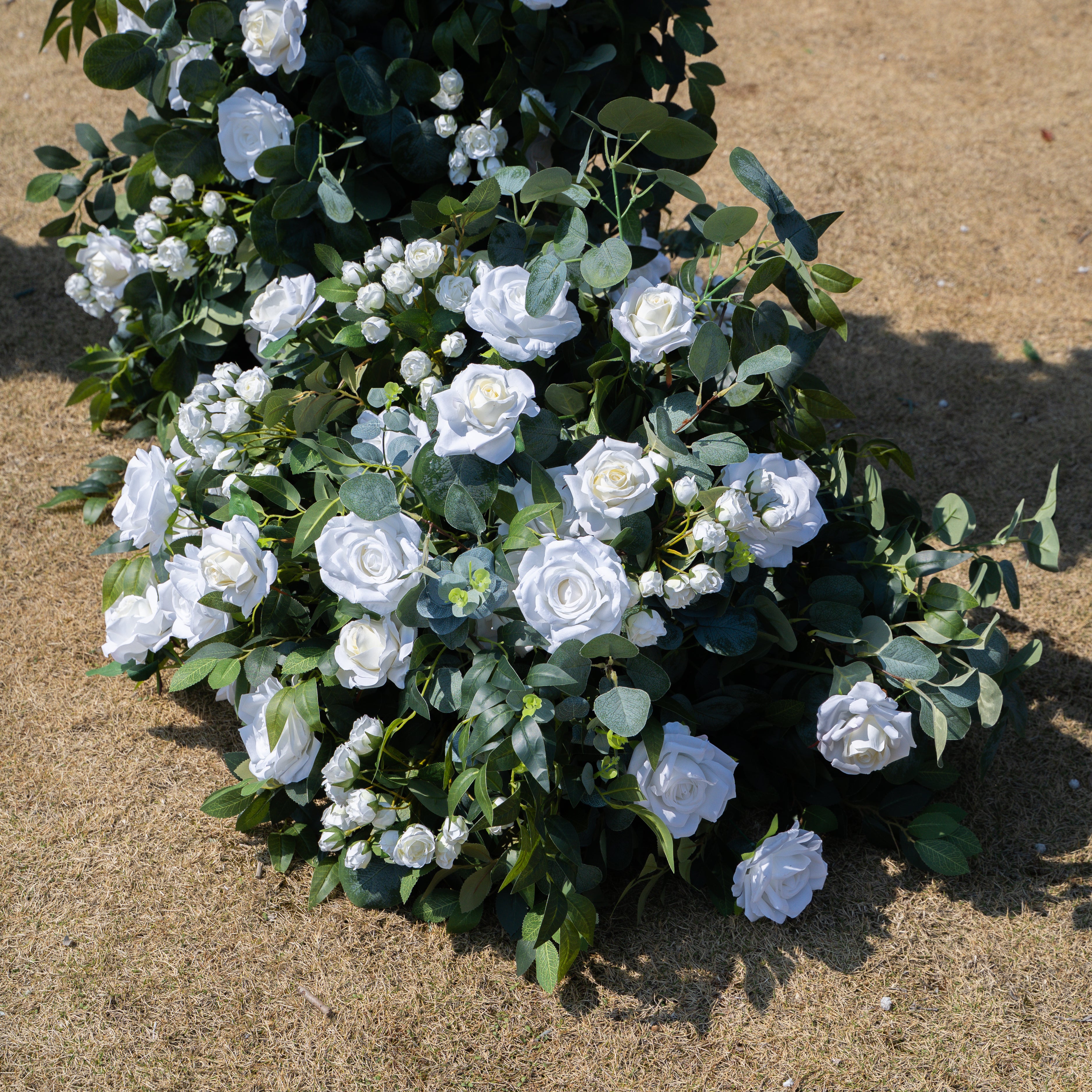 Vela：Wedding Party Background Floral Arch Decoration (Including Frame)