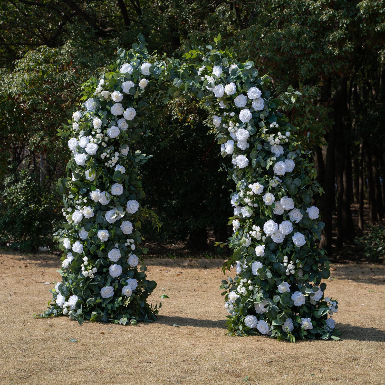 Vela：Wedding Party Background Floral Arch Decoration (Including Frame)
