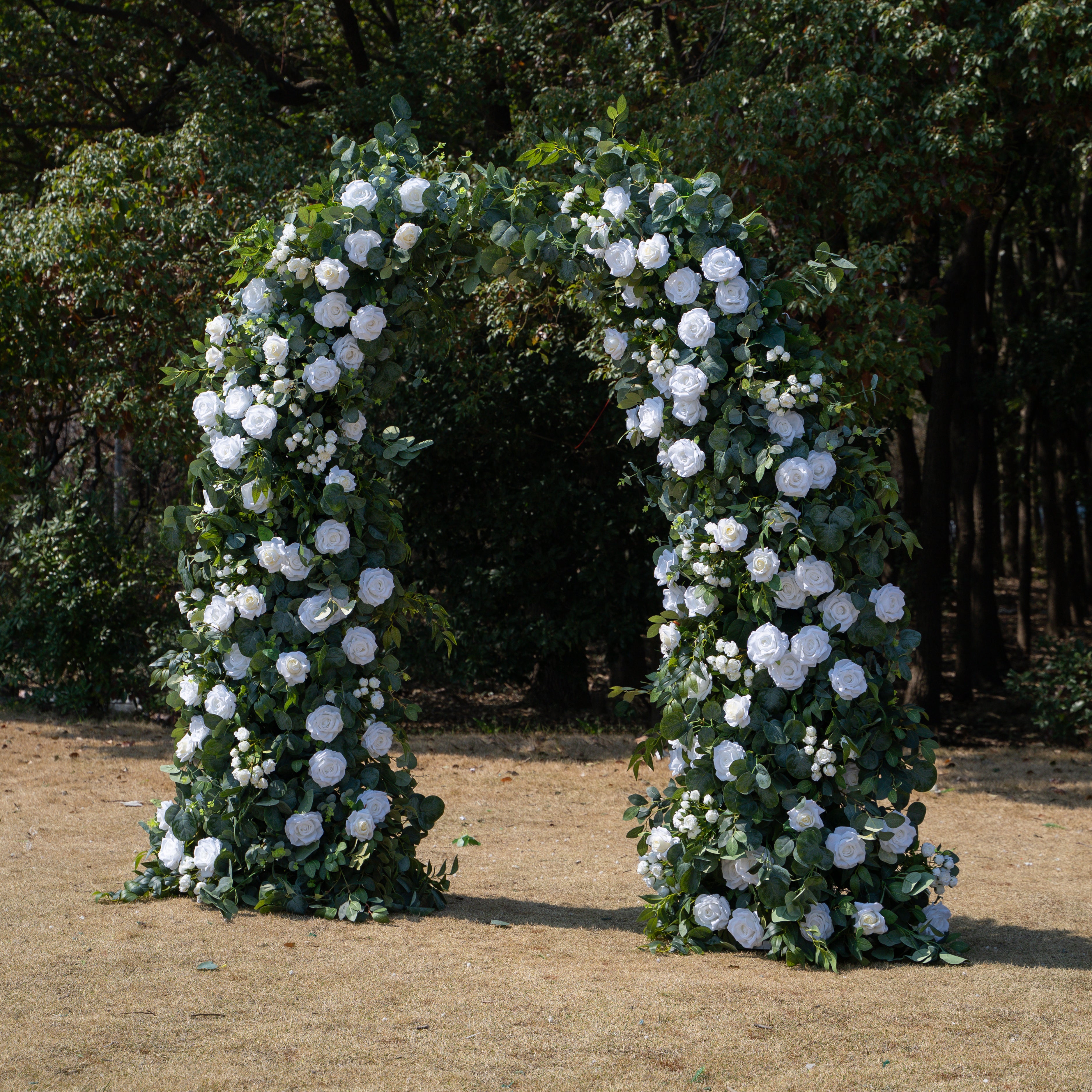 Vela：Wedding Party Background Floral Arch Decoration (Including Frame)