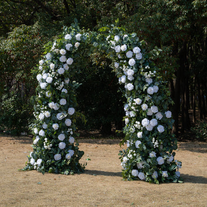 Vela：Wedding Party Background Floral Arch Decoration (Including Frame)