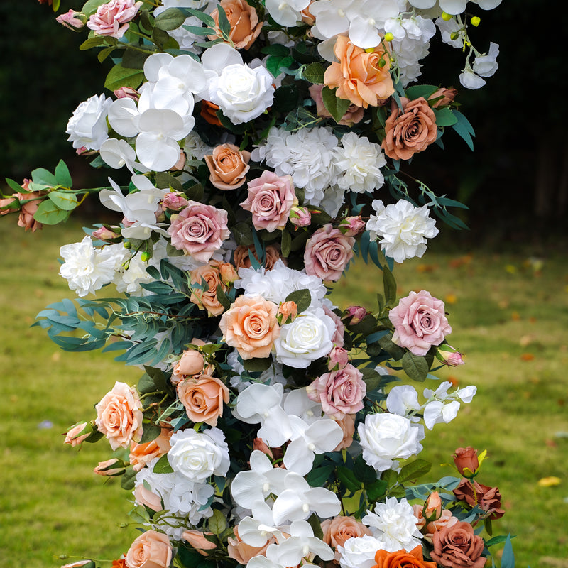 Cinnamon :  New Wedding Party Background Floral Arch Decoration Including Frame