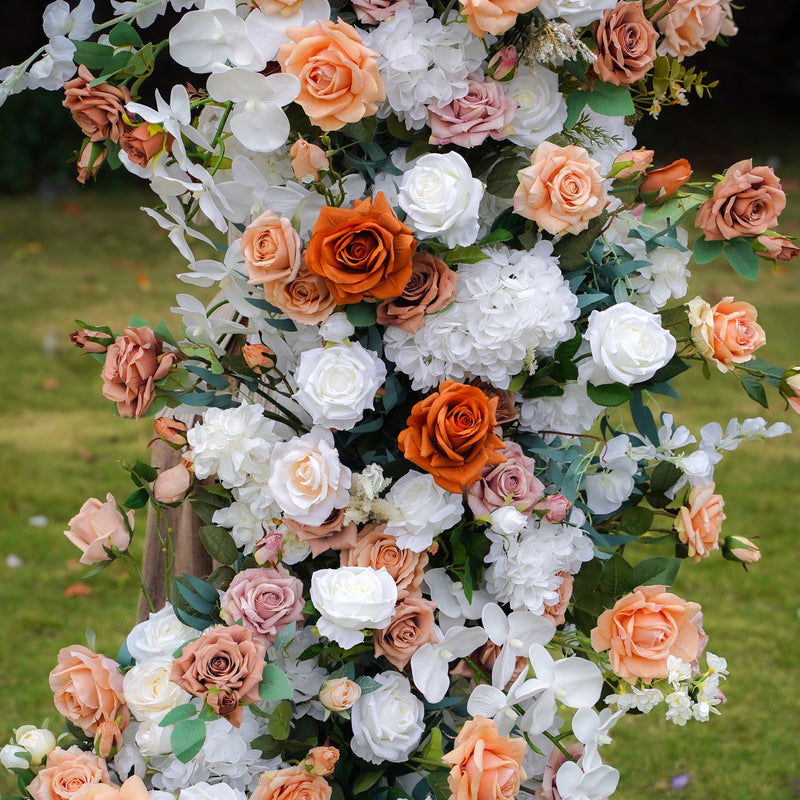 Cinnamon :  New Wedding Party Background Floral Arch Decoration Including Frame