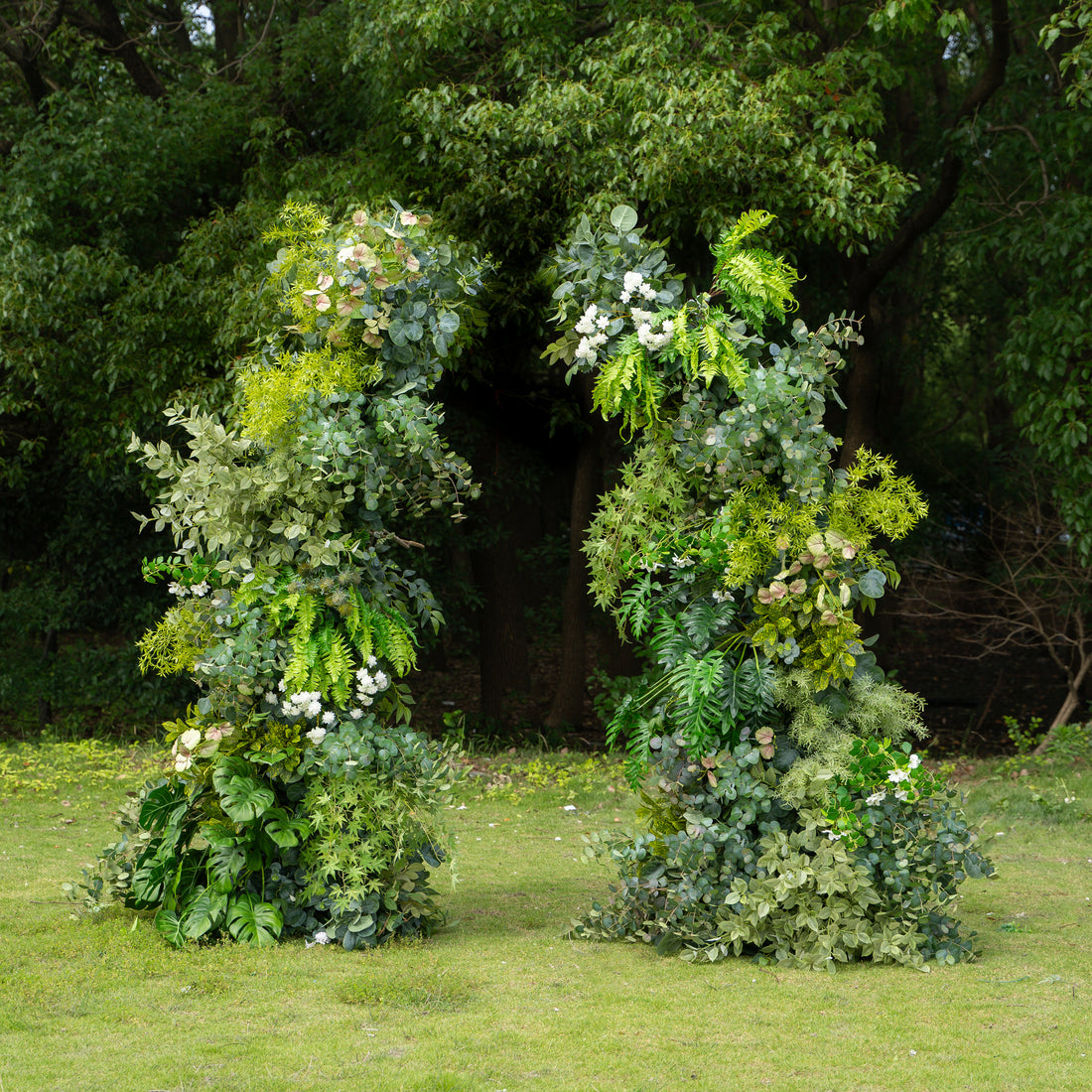 Leafhaven：Wedding Party Background Floral Arch Decoration (Including Frame)