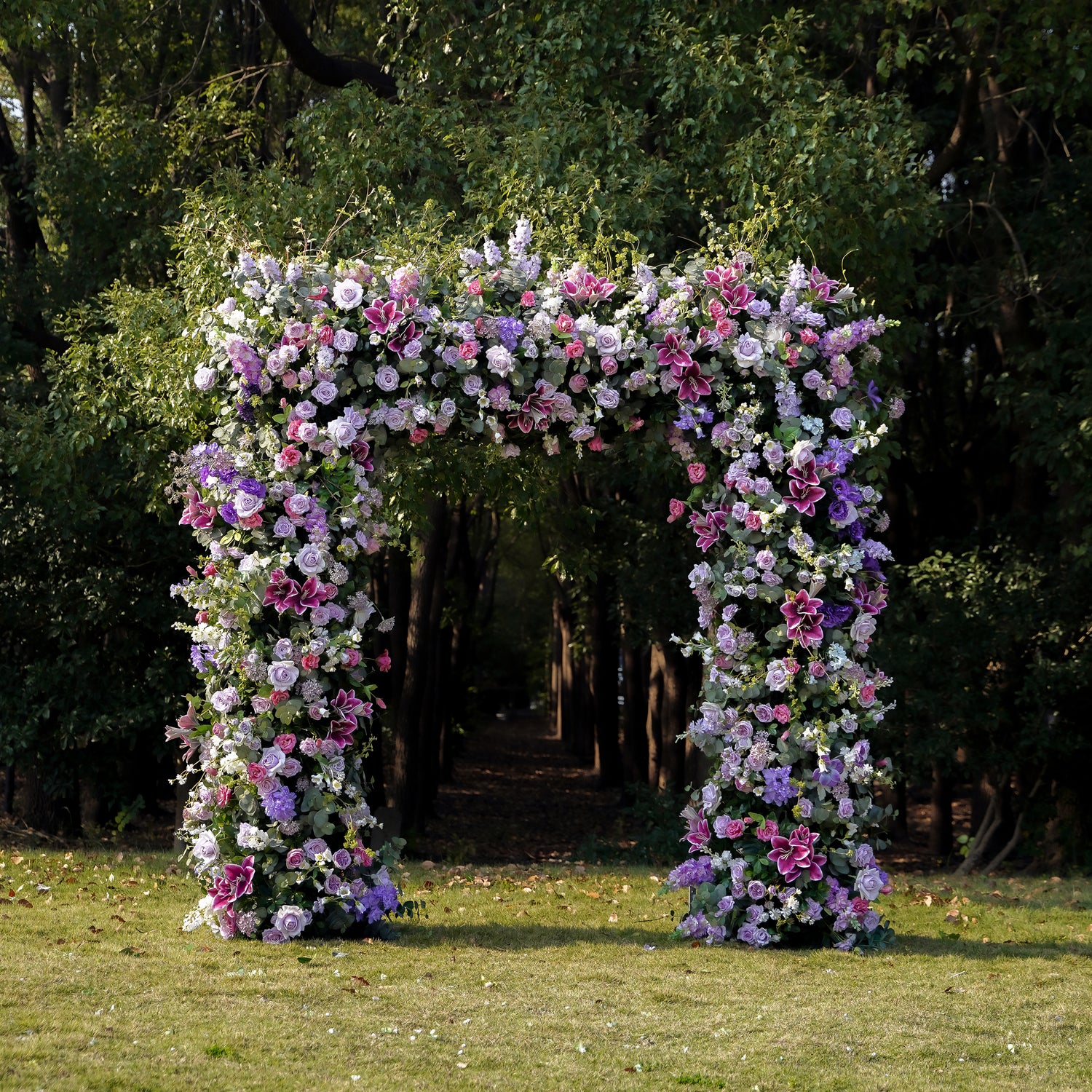 Iris：Wedding Party Background Floral Arch Decoration Including Frame