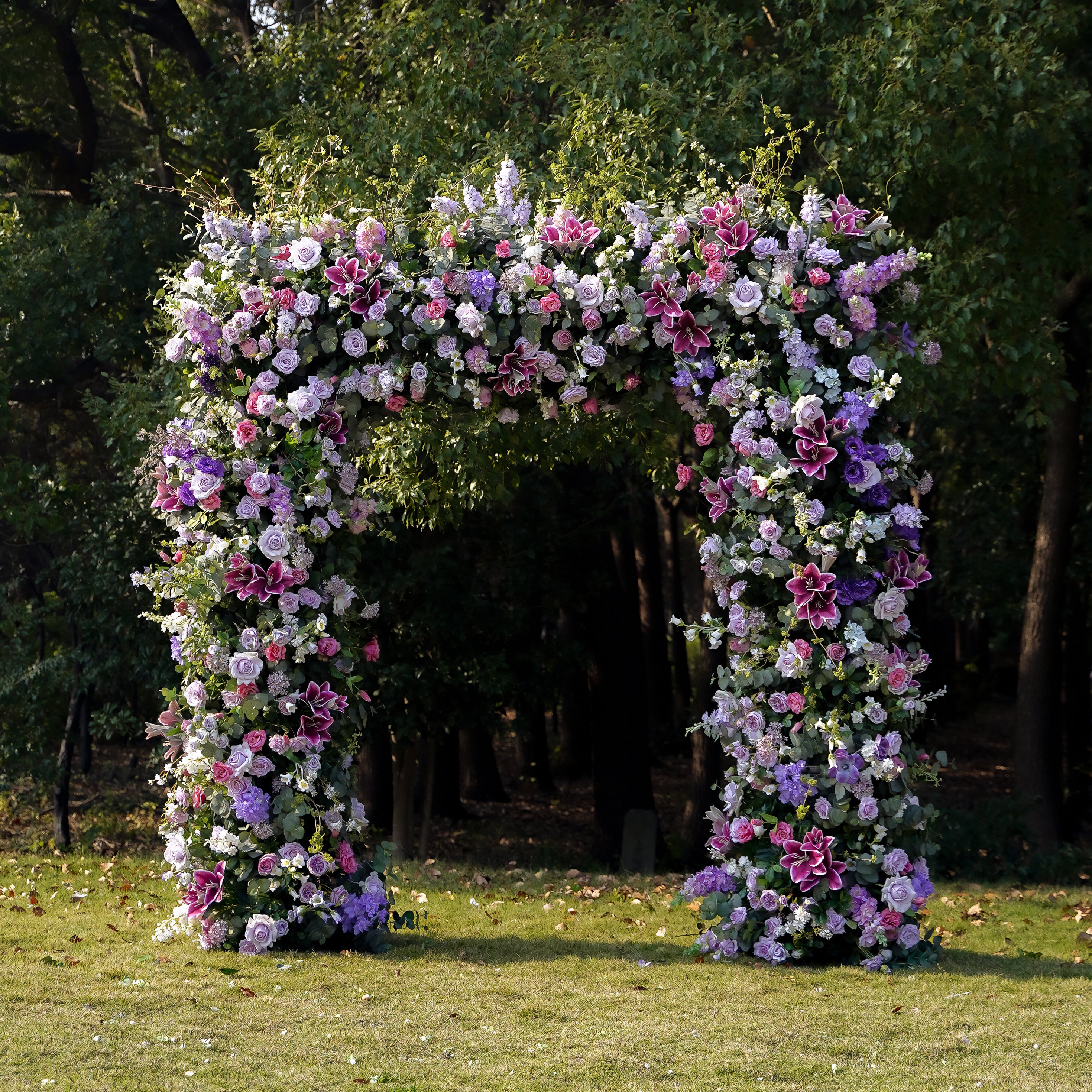 Iris：Wedding Party Background Floral Arch Decoration Including Frame