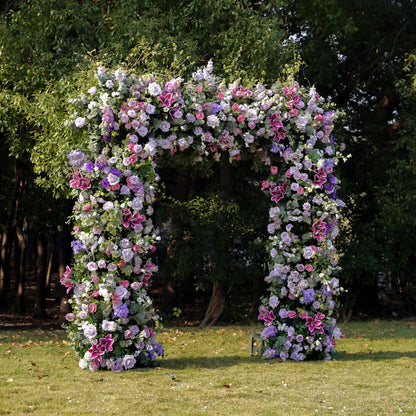 Iris：Wedding Party Background Floral Arch Decoration Including Frame