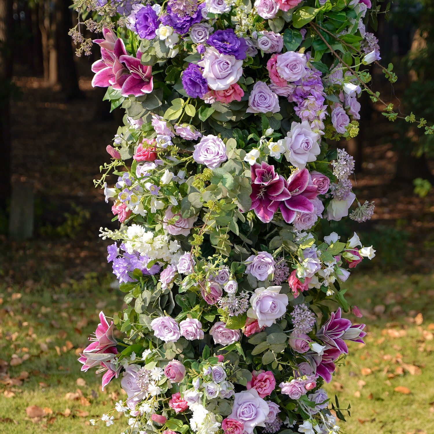 Iris：Wedding Party Background Floral Arch Decoration Including Frame
