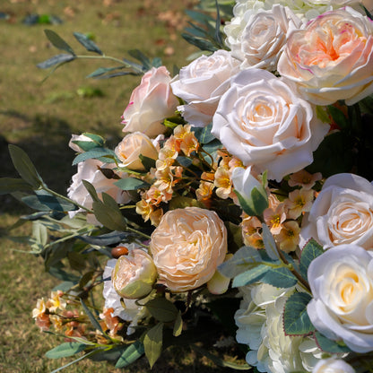 Ember：Wedding Party Background Floral Arch Decoration Including Frame