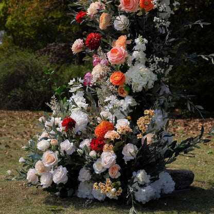 Ember：Wedding Party Background Floral Arch Decoration Including Frame